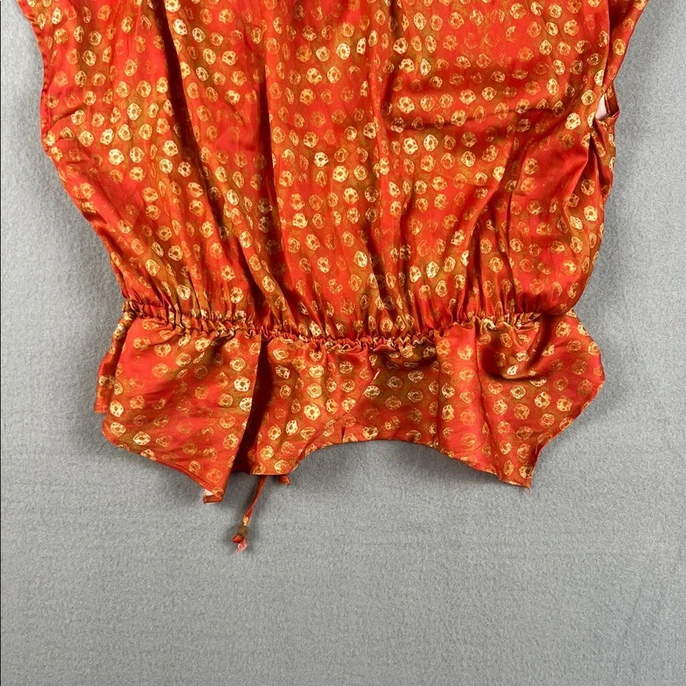 Free People Dreambound Top in coral/pink/gold Size: Medium